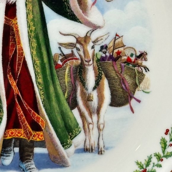 Lenox Father Christmas International Victorian Santas Plate Collection Holiday - Picture 2 of 10